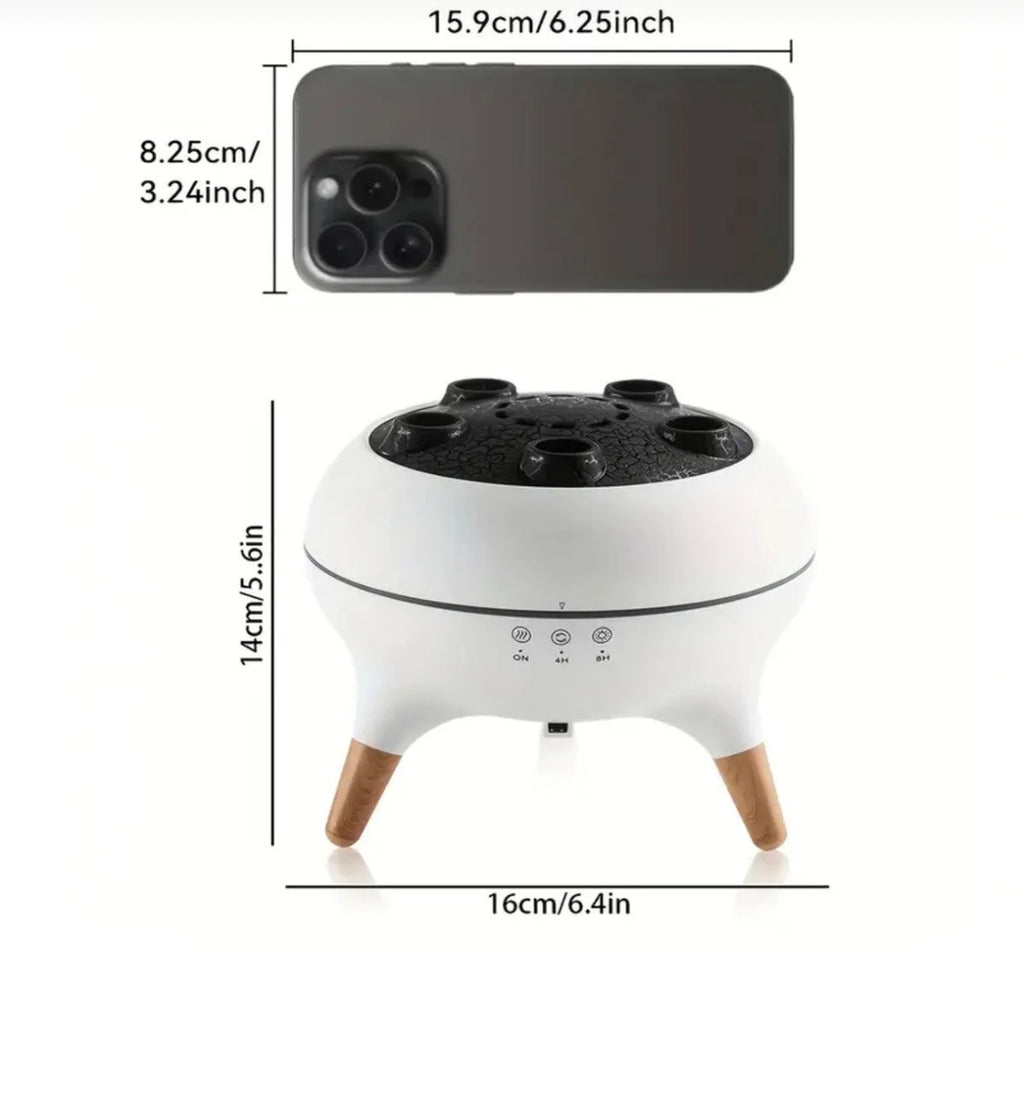 BEGUAR® Jellyfish Etkili Ultrasonik Hava Nemlendirici – LED Işıklı Masaüstü Difüzör